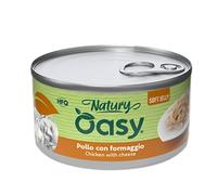 Oasy Natury Cat Adult Soft Jelly 85 gr Pollo con formaggio - confezione da 24 pezzi - Cibo umido per gatti - 1° ORDINE? scegli lo sconto BZR5 / BZR20 + 200 punti fedeltà