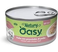 Oasy Natury Cat Adult Soft Jelly 150 gr - pollo con prosciutto di pollo - Cibo umido per gatti - 1° ORDINE? scegli lo sconto BZR5 / BZR20 + 200 punti fedeltà
