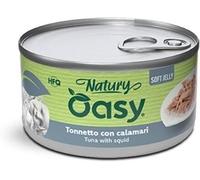 Oasy Natury Cat Adult Soft Jelly 150 gr Tonnetto con calamari - confezione da 6 pezzi - Cibo umido per gatti - 1° ORDINE? scegli lo sconto BZR5 / BZR20 + 200 punti fedeltà