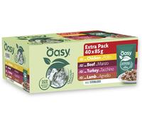 Oasy Original Formula Cat Sterilised Busta Multipack 40x85G MIX CARNE