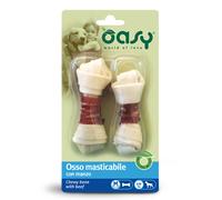 Oasy Osso masticabile con manzo - 56 gr (scadenza: 28/02/2026) - 1° ORDINE? scegli lo sconto BZR5 / BZR20 + 200 punti fedeltà