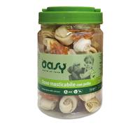 Oasy snack dog osso masticabile con pollo 350 g