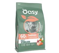 oasy filettini per gatto, multipack da 40 pz pesce original formula