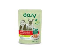 Oasy straccetti in salsa adult manzo e carote 100gr