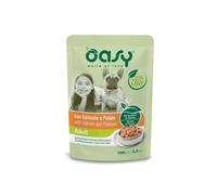 Oasy straccetti in salsa adult salmone e patate 100gr