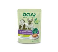 Oasy straccetti in salsa adult tacchino e verdure 100gr