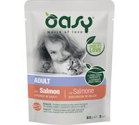 Oasy Umido Gatto Bocconcini Adulto Salmone 85 g