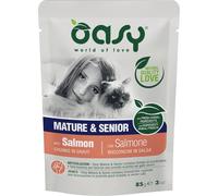 Oasy Cat Bocconcini in salsa 85 gr: MATURE Salmone