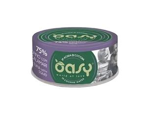 Oasy Umido Gatto More Love TONNO CON CALAMARI Lattina 70 gr
