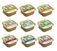 Oasy wet cane delizioso patè. 12 VASCHETTE MISTE DA 150g CADAUNO