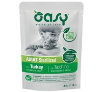 wonderfood spa Oasy Gatto Bocconcini In Salsa Adulto Sterilizzato Tacchino 85 Gr