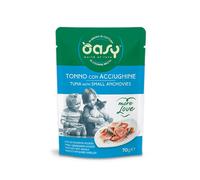 Oasy wet cat more love tonno con acciughine busta 70 g