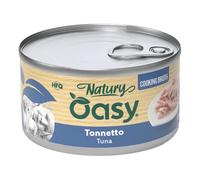 85 gr Oasy Natury Sfilaccetti di Pesce in Brodo di Cottura Alimento Completo Cibo Umido per Gatti Adulti Gusto Tonnetto
