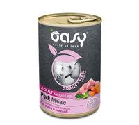 Oasy Dog Grain Free Adult Medium-Large Maiale - Lattina Da 400 Gr - CONFEZIONE RISPARMIO