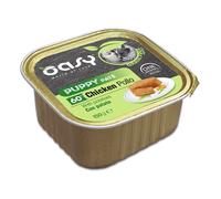 Oasy wet dog grain free puppy pollo con patate vaschetta 150 g