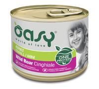 Oasy wet dog one adult small/mini cinghiale lattina 200 g