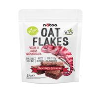 NATOO Oat Flakes Aromatizzata Brownie al Cioccolato, 1000 grammi