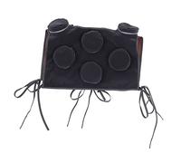 OATIPHO 1 Pz Abbigliamento Da Moxibustione Nero Dispositivo Terapeutico Riscaldamento Senza Coperture Coperchio Porta Moxa Coperchio Contenitore Moxa Flanella Vegetale