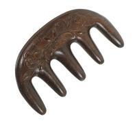 OATIPHO 1 Pz Meridian Wood Comb setola Naturale di sandalo cotonatura massaggiatore cuoio capelluto pettine per pettine in legno di sandalo pettine portatile Nero
