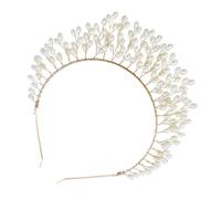 OATIPHO 1 Pz Tiara Nuziale con Decorazioni Accessorio per Sposa e Damigelle per Cerimonie e Matrimonio