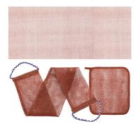 OATIPHO 1 Set Esfoliante Nylon Scrubber per Corpo Schiena e Piedi per Esfoliazione Profonda e Lussuosa La Doccia