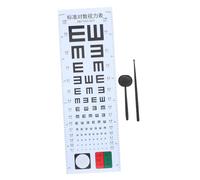 OATIPHO 1 Set Grafico Di Rilevamento Della Visione Prova Visiva Strumenti Per L'esame Della Vista Tabella Dell'esame Oculistico Tabella Di Screening Della Vista Test Della Visione Pp