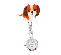 OATIPHO 1 Set orologio da tasca orologi fob portachiavi appeso orologio a clip secondo orologio con cordino esame pettorale orologio da petto infermieristico orologio a catena appeso lega