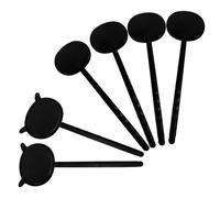 OATIPHO 1 Set Visiera Di Visione Occhio Optometria Tasca Vista Occlusore Stenopeico Strumenti Per La Degli Occhi Occlusore Oculare in Plastica Nera Strumenti Oculari Pp Nero 6 Pezzi