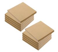 OATIPHO 10 Blocchi Note Adesivi Vuoti in Carta Kraft, Blocco Memo Strappabile per Studenti e Ufficio, Forniture per Annotazioni e Appunti su Libri e Scrivanie, Set Cartoleria per Scuola