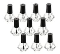 OATIPHO 10 Pezzi Bottiglie Vuote per Unghie Ricaricabili Piccole e Leggere Facili Trasportare e Conservare Impermeabili e Perdite per Diy e Campioni