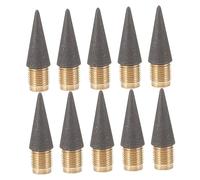 OATIPHO 10 pezzi Punte di Ricambio per Penna Infinita Mine Senza Inchiostro Punte in Minerale Lisce e Pulite per Scrittura e Disegno Senza Bisogno di Temperare Adatte per Scuola e Ufficio