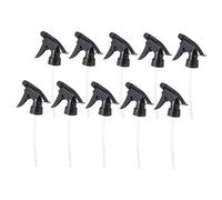 OATIPHO 10 Pezzi Spruzzino Nebulizzatore Ricambio per Flaconi Spray Giardinaggio 2 Modalità di Spruzzo in Pet Nero per Giardinaggio e Bellezza