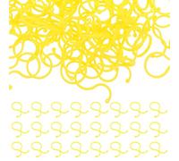 OATIPHO 100 Pezzi Clip di Plastica Riutilizzabili per Tubi di Acqua Floreale, Ganci per Fiori Resistenti per Composizioni Floreali e Piante da Interno ed Esterno, Morsetti di