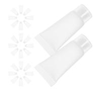 OATIPHO 100 Tubetti Vuoti Ricaricabili da 5 Ml Tappo a Vite Contenitori in Plastica Opaca per Lozione Crema Mani Dentifricio e Balsamo Labbra Flaconi Compatti per Viaggi e Campagna