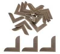 OATIPHO 100pezzi Copri Angoli in Metallo Bruno Antico per Libri Album di Ritagli Quaderni Paraspigoli Decorativi per Album Fotografici Fai da Te