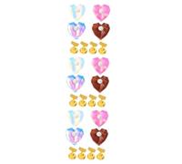 OATIPHO 12 Pezzi Nail Art Practice Stand Realistic Heart Shaped Nail Tip Display Rack For Salon Training And Home Use Portable And Stable Holder For Manicure Skill Improvement