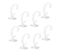 OATIPHO 12pezzi Espositori Orologi a Forma Di c in Plastica Trasparente Grande Supporti Portaorologi Resistenti Per Uomo e Donna Stand Portagioielli Per Casa e Negozio