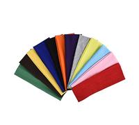 OATIPHO 12pezzi Fasce Elastiche in Cotone Per Yoga Adatte Adolescenti Ragazze Donne e Uomini Regolabili e Traspiranti Per Diverse Attività Colore Casuale