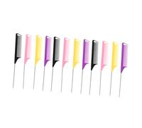 OATIPHO 12pezzi Pettine Coda Professionale per Parrucchiere di Pettini da Barbiere per Tagliare i Capelli Pettine per Raccogliere i Capelli Accessori per Parrucchiere