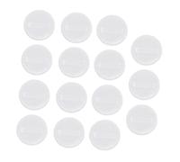 OATIPHO 15 Pezzi rotondo premuto dimensioni polvere make up applicatori per per bianca