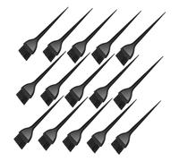 OATIPHO 15 pezzi Spazzole Tintura Capelli in Plastica Nera Pettine per Tinture e Decolorante Impugnatura Ergonomica e Denti Anti-goccia per Uso Salone e Casa