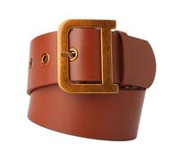 OATIPHO 1pezzi Cintura Larga Da Donna Con Fibbia d Retro Accessorio Moda Per Vestiti e Pantaloni Fascia Pu Di Alta Qualità Caffè