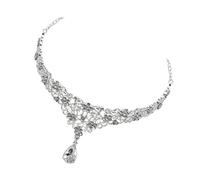 OATIPHO 1pezzi Sposa in Pendente e Bianco Accessorio Per Matrimonio e Eventi Speciali Compatibile Qualsiasi Acconciatura Per Donne e Ragazze