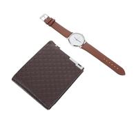 OATIPHO 1set Orologio Da Polso e Portafoglio Per Uomo Elegante Per Fidanzato Marito e Padre Design Unico Adatto Per Occasioni Di Lavoro