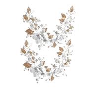 OATIPHO 2 Pezzi Accessori per per il copricapo di matrimonio Accessori per la sposa decorazioni per decorazione dei della sposa di nozze argilla polimerica D'oro
