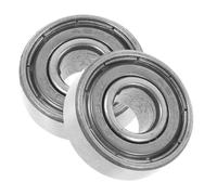 OATIPHO 2 Pezzi accessori per sedie a rotelle cuscinetti rotondi parti della cuscinetti a manicotto parti di ricambio per sedie a rotelle sfere portanti acciaio Silver