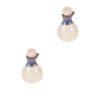 OATIPHO 2 Pezzi Bottiglia Olio Essenziale in Ceramica Bianca per Spa e Saloni di Bellezza Contenitore Versatile e Protettivo per Aromaterapia Design Pratico e Raffinato per Sauna e Uso