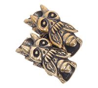 OATIPHO 2 Pezzi Ciondoli in Metallo Dorato Mini Pendenti per Braccialetti Orecchini Collane Accessori in Metallo per Creazioni Te Emblemi di Unità e Diligenza