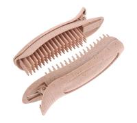 OATIPHO 2 Pezzi Clip per la radice dei fermagli per acconciature arricciacapelli fermagli per bigodini Clip per volumi di scoppi Cangei di plastica rosa