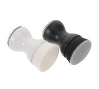 OATIPHO 2 Pezzi Double-ended Facial Cleansing Brush Mini Soft Bristle Silicone Manual Face Washing Brush For Women Exfoliating And Flat Foundation For Deep Pore Care